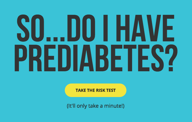 prediabetes, diabetes campaign
