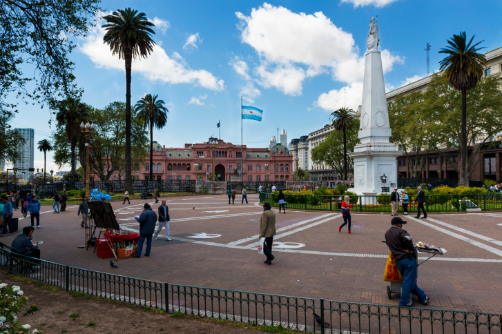 plaza in argentina