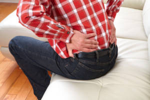 back pain, kidney stones