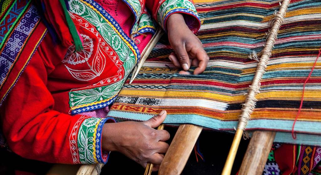 Bolivian weaver