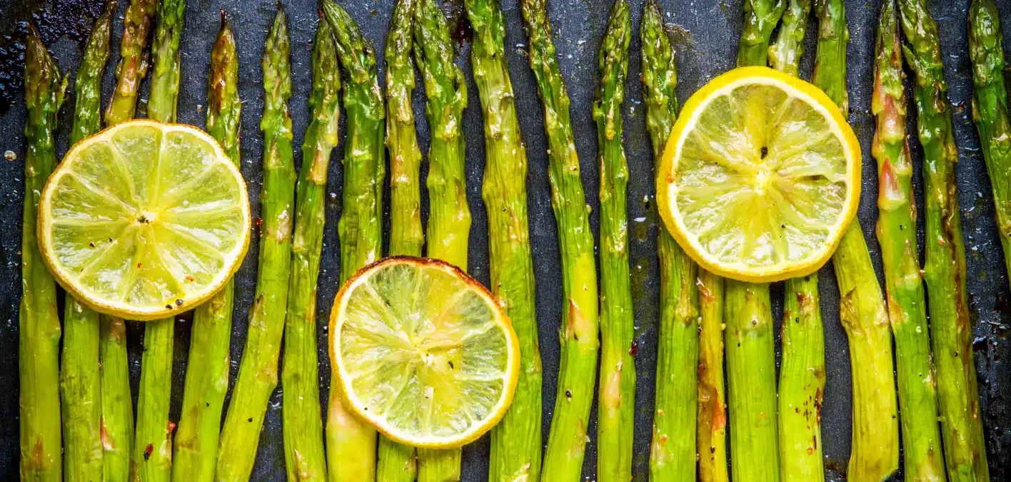 Warm Roasted Asparagus Salad with a Citrusy, Crunchy Touch
