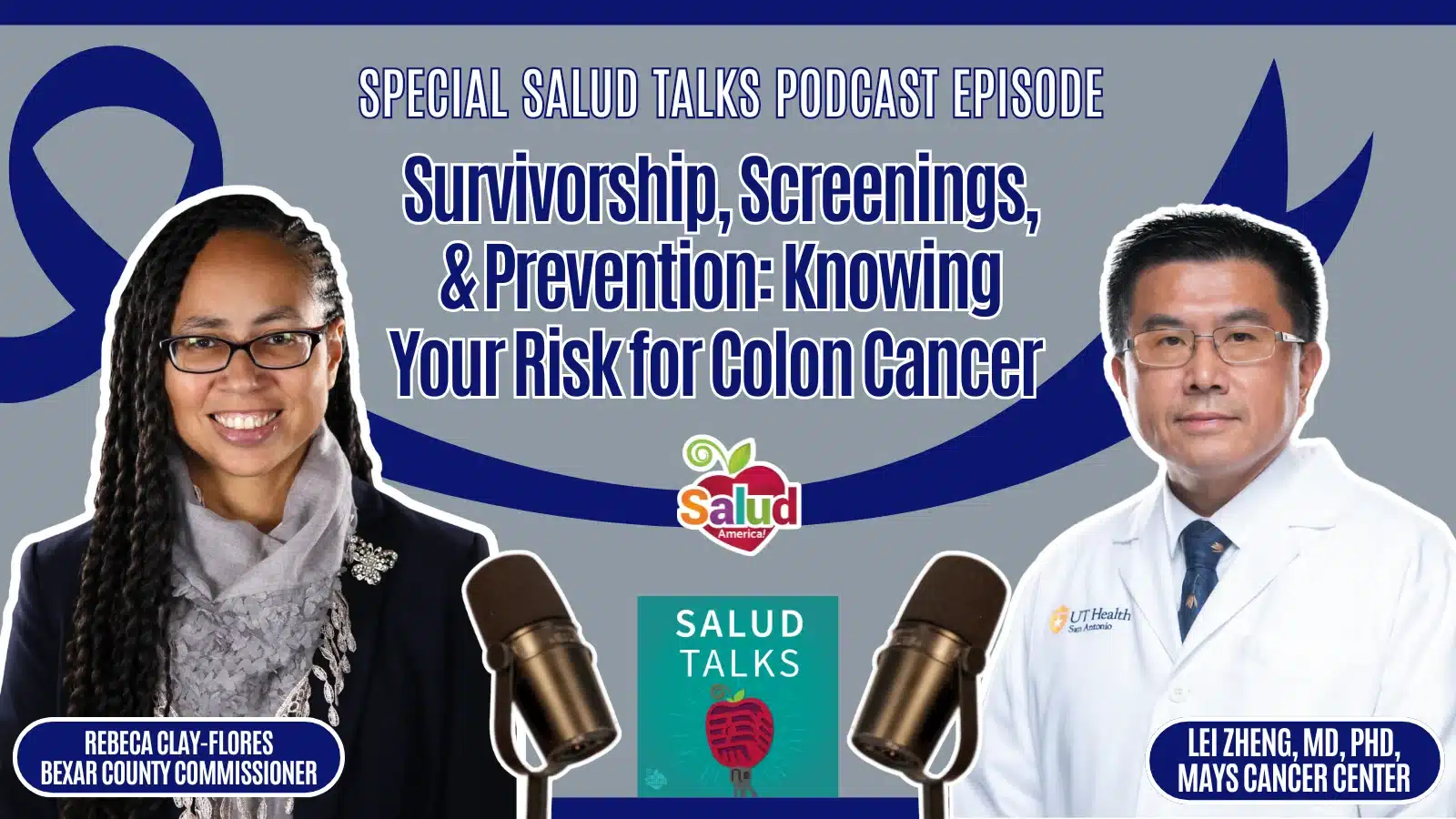 Riesgo de cáncer de colon en nuestra comunidad: supervivencia, detección y prevención con el Dr. Lei Zheng y la Comisionada Rebeca Clay-Flores