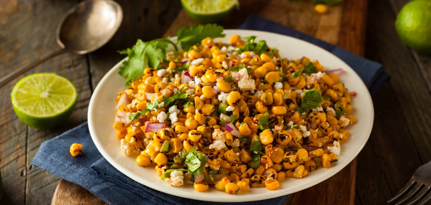 Receta Saludable: Ensalada de Maíz a la Parrilla y Poblano