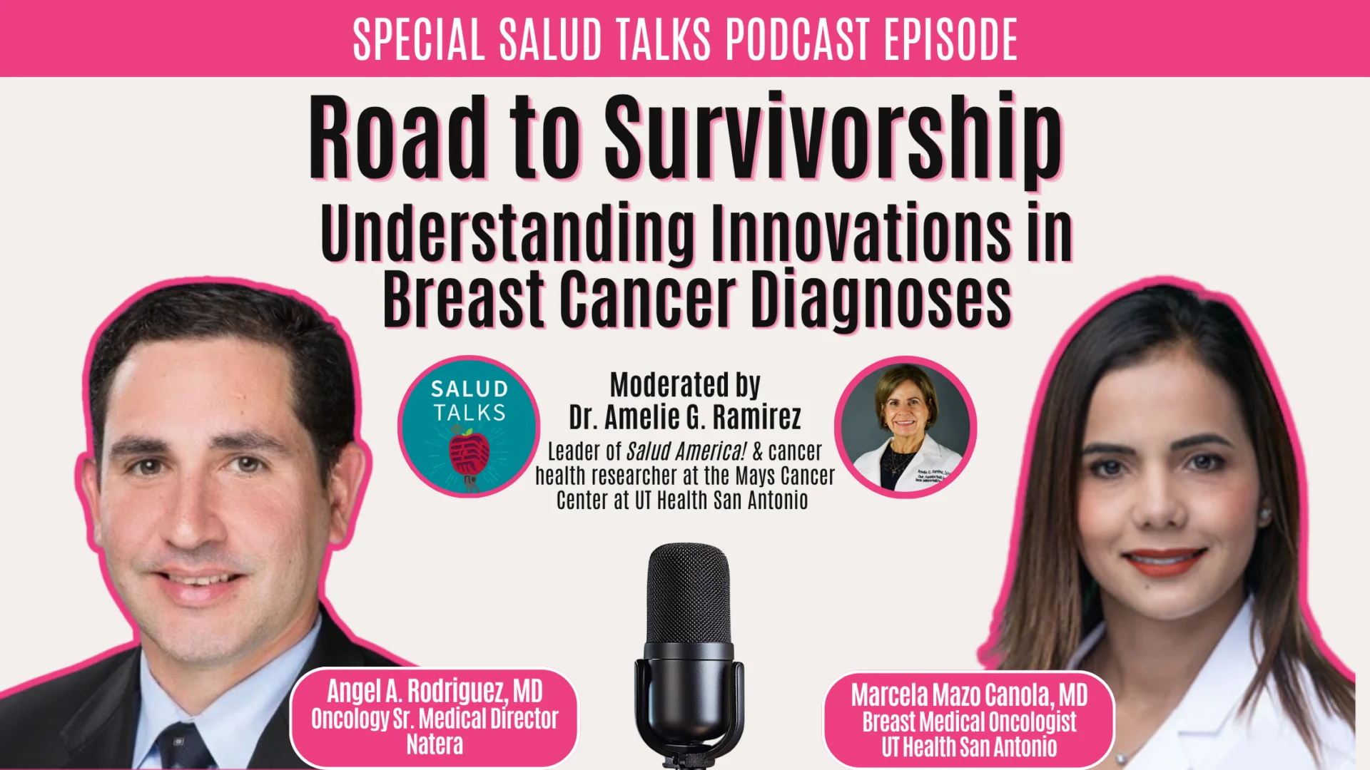 Episodio 48 de Salud Talks: avances en el diagnóstico del cáncer de mama y el camino hacia la supervivencia